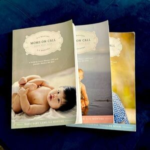 Baby Care Book Set - Beige and Blue Covers